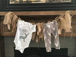 Oh Deer Baby Shower Outfit Garland Shirt Etsy Thepinetorch Leggings Etsy Lolassprout Baby Shower Outfit Deer Baby Showers Baby Shower Camo
