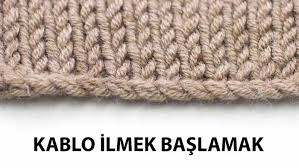 Orgu Teknikleri Kablo Ilmek Baslamak M Visible Com Orgu Orgu Egitimleri Orgu Ilmekleri