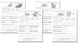 Kindergarten Primer Sight Word Sentences Confessions Of A Homeschooler