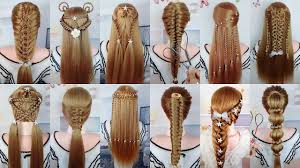One of the easiest hairstyles for long hair? 28 Easy Beautiful Hairstyles For Long Hair 98 Braided Hairstyles For Girls Youtube