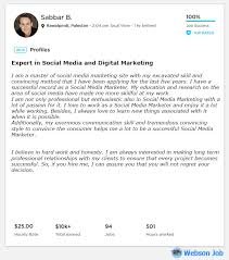 Celebrities often influence the public's thinking, for better or worse. Upwork Overview Sample For Social Media Marketing Smm Digital Marketing Webson Job
