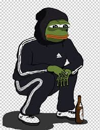 Pepe the frog (/ˈpɛpeɪ/) is an internet meme consisting of a green anthropomorphic frog with a humanoid body. Pepe The Frog Gopnik Slavs Squatting Position Meme Meme Culture Vertebrate Fictional Character Png Klipartz