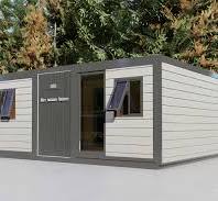 Fábrica e produção de casas pré-fabricadas expansíveis e ...
