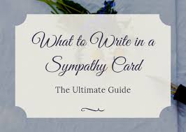 Maybe you would like to learn more about one of these? What To Write In A Sympathy Card The Ultimate Guide Sympathy Card Messages