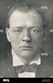 Winston Churchill, primo signore del Ministero della Marina al focolaio di  WW1 Foto stock