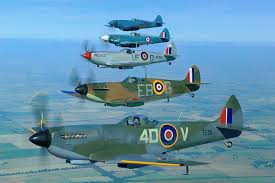 Morning All Today S Picture Is 5 Of The Flights Spitfires Te311 P7350 Mk356 Ps915 And Pm631 Taken By John Dibb Vintage Aircraft Aircraft Wwii Fighter Planes