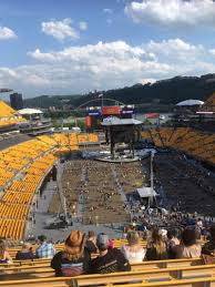 heinz field section 521 row z seat 9 garth brooks tour