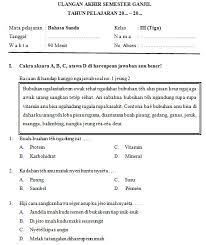 Check spelling or type a new query. Contoh Soal Bahasa Sunda Kelas 8 Semester 1 Materi Wawancara Jawabanku Id