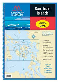 Maptech San Juan Islands Waterproof Chartbooks 12 Inch X 17 Inch 23 Chart Pages