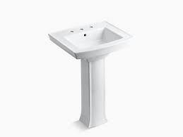 Kohler bathroom sinks selection helps you create a bathroom you like. K 2359 8 Archer Pedestal Sink With 8 Inch Centers Kohler