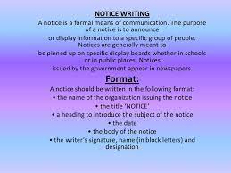 (iii) the date, time and venue of the events must be bold in the body of the. Notice Writing By Kuldeep Bartwal Deep