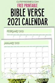 You may also add your own events to the calendar. 2021 Bible Verse Calendar Free Printable Cute Freebies For You