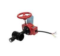 DN100 Grooved Type Fire Butterfly Valve with Electrical Gearbox Approved FM  UL Vds Apsad