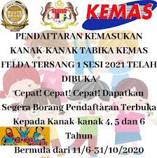 Dokumen sokongan pendaftaran tabika kemas online sesi 2022. Tabika Kemas Felda Tersang Satu Posts Facebook