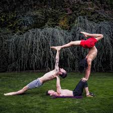 Yogamen Partner Yoga Poses Three Person Yoga Poses Acro Yoga Poses