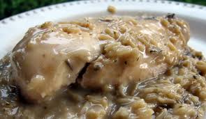 September is hunger action month. Baked Chicken Thighs And Rice With Cream Of Mushroom Soup