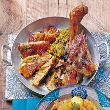 Zicklein Mit Krautern Und Zitrone Rezept Lammkeule Rezept Marokkanische Rezepte Fleisch Gerichte
