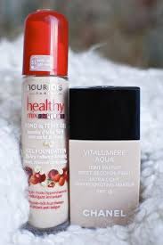 My Two Favorite Foundations I Use Bourjois Healthy Mix Serum Shade 51 Vanille Clai Bourjois Healthy Mix Serum Makeup Dupes Foundation Chanel Foundation Dupe
