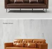 Ensemble De Canapés En Cuir Italien Moderne De Luxe ...