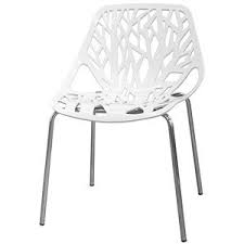 Baxton Studio Birch Sapling Dining Chair Walmart Com Plastic Dining Chairs Dining Chairs Dining Arm Chair
