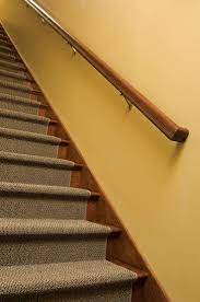 How To Hang A Stair Rail Stair Handrail Stair Railing Exterior Stairs