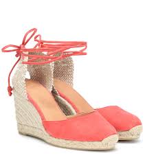 Carina Suede Wedge Espadrilles