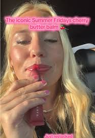 Iconic Summer Fridays Cherry Balm: Hydrating Lip Essential