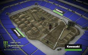 The Monster Energy Ama Supercross At Lucas Oil Stadium In