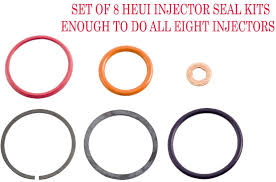 Buy 1994 2003 Ford 7 3l Power Stroke F Series Excursion E Series Heui Injector Seal Kit Pack Of 8 Kits Online In Turkey B00hzqw7dk