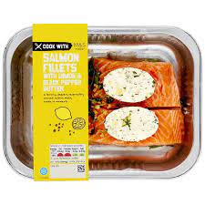 This teriyaki salmon recipe is on the table in five simple steps. Cook With M S Salmon Fillets With Lemon Pepper Butter Ocado