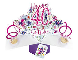 Celebrate a 40th birthday with a personalised card from papier. 40th Birthday Cards At Simplyeighties Com