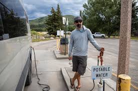 With our first rv we were a little afraid of dumping the black and grey tanks. Van Life Amenities Finding Showers Dump Stations Places To Fill Water Bearfoot Theory