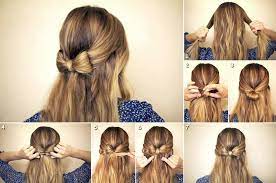 Pin By Liliane Cristina Da Silva On How To Bow Hairstyle Thick Hair Styles Hair Styles