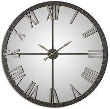 More items from the clocks collection. Uttermost By Grace Feyock Amelie Large Bronze Wall Clock 06419 Arthur F Schultz Erie Pa