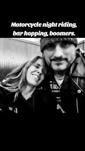 Motorcycle night riding, bar hopping, boomers #badmotorscooter #boomersrock