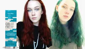 1) just go from brown to blue. Red To Blue Hair Dye Fail Youtube