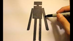 How To Draw Enderman From Minecraft Step By Step Minecraft Drawings And Minecraft Character Enderman Minecraft Drawings Minecraft Characters Minecraft