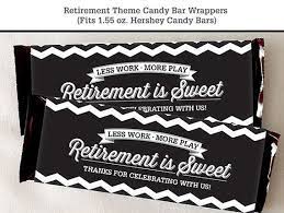 Retirement Candy Bar Wrapper Printable Digital File Fits 1 55 Oz Candy Bar Chevron Design In Black Retirement Candy Homemade Birthday Gifts Bar Wrappers