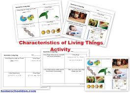 free living and nonliving cards and worksheets homeschool den