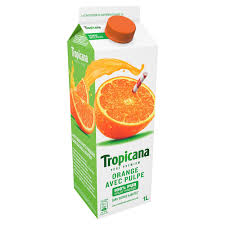 Jus D Orange Avec Pulpe Sans Sucres Ajoutes Tropicana La Brique De 1l A Prix Carrefour Jus D Orange Jus Jus De Fruit