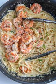Creamy Shrimp Alfredo Fettuccine Alfredo Recipes Easy Pasta Dishes Shrimp Alfredo Pasta