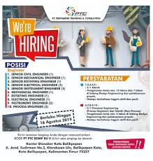 Join facebook to connect with loker pertamina and others you may know. Info Lowongan Kerja Pt Pertamina Training Consultant Ptc Berbagai Posisi Career Development Center Unikom
