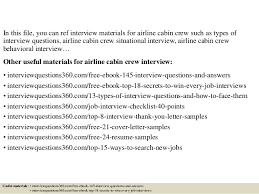 Interview cabin crew question and answers. Top 10 Airline Cabin Crew Interview Questions And Answers