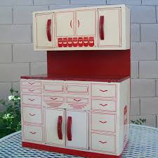 Sale Vintage Wolverine Metal Kitchen Play Toy Red Etsy Kitchen Cabinets For Sale Cabinets For Sale Red Kitchen Cabinets