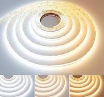 GOMING Weiß Abstimmbare Linear Scheinwerfer 24V CCT COB LED Streifen  2700K-6500K 5M 624LED/M CRI 93+ Nicht Wasserdicht IP20 LED Band für Heim  Deko(CCT ...