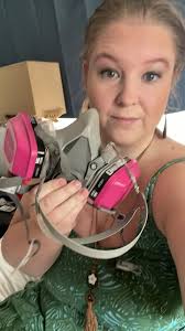 What mask can prevent inhaling household cleaner fumes?