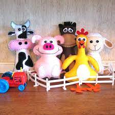 Farm Animal Sewing Patterns Felt Stuffed Barnyard Patterns Etsy Animal Sewing Patterns Stuffed Animal Patterns Sewing Stuffed Animals