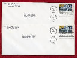 Commander neil armstrong and lunar module pilot buzz aldrin formed the american crew that landed the apollo lunar module eagle. Jack Mlynek On Twitter These Fdcs Of The Usa First Man On The Moon Stamp From 1969 Make A Reappearance Stampcollecting Philately Timbre Briefmarken Postage Stamps Postzegel Sellos Https T Co Mgsbkwua3i