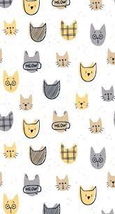 38 Trendy Ideas Wallpaper Tumblr Cat Kitty Cat Pattern Wallpaper Cat Wallpaper Pattern Wallpaper