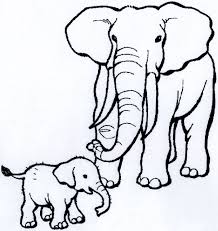 Gambar hewan gajah mewarnai paling keren download now mewarnai gamba. Mewarnai Gajah Kelompok Bermain Alia